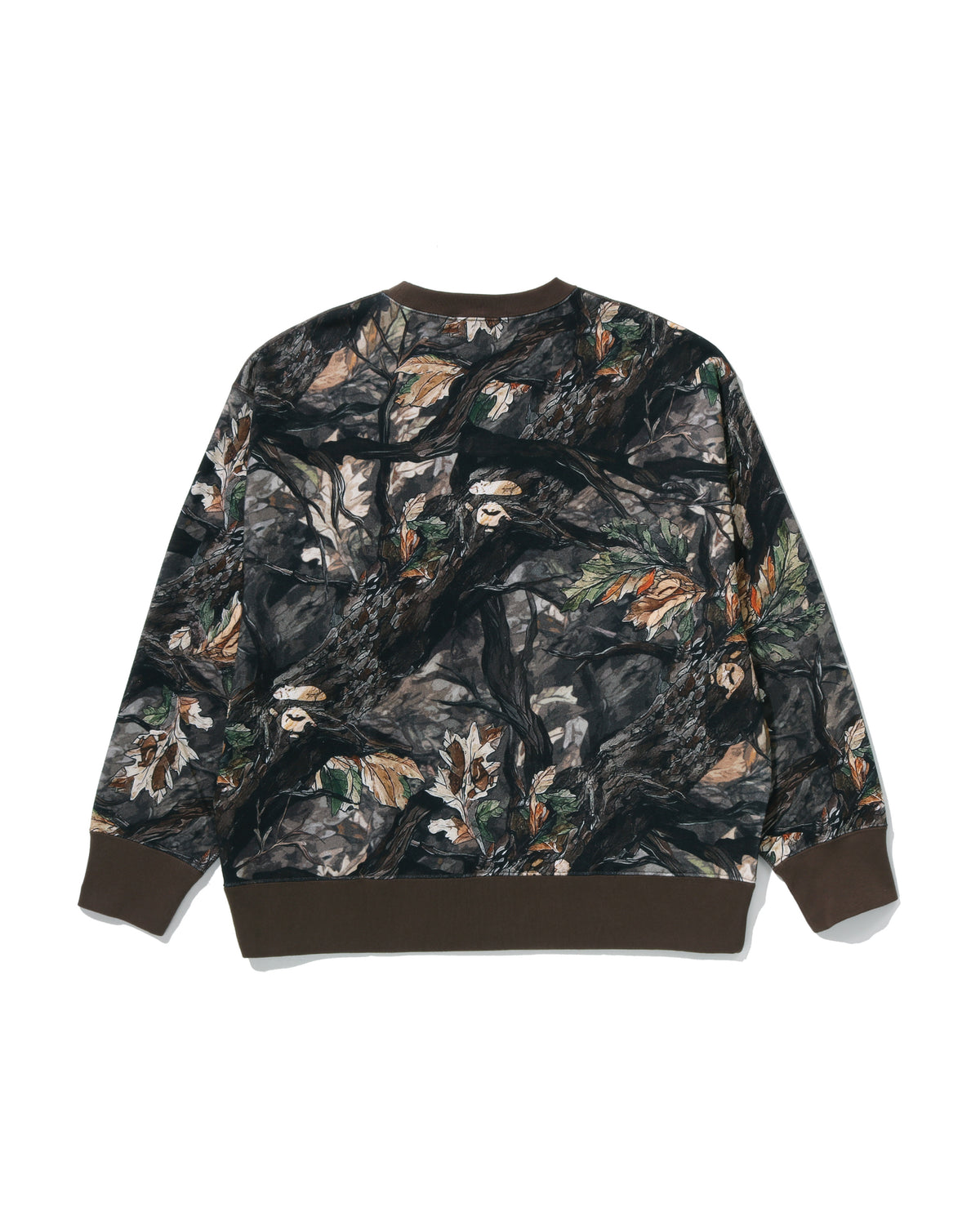 Tree Edge Camo College Relaxed Fit Crewneck Sweatshirt #2
