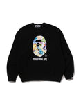 Art Camo By Bathing Ape Relaxed Fit Crewneck Sweatshirt