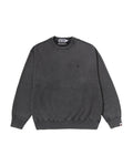 Garment Dyed One Point Relaxed Fit Crewneck Sweatshirt