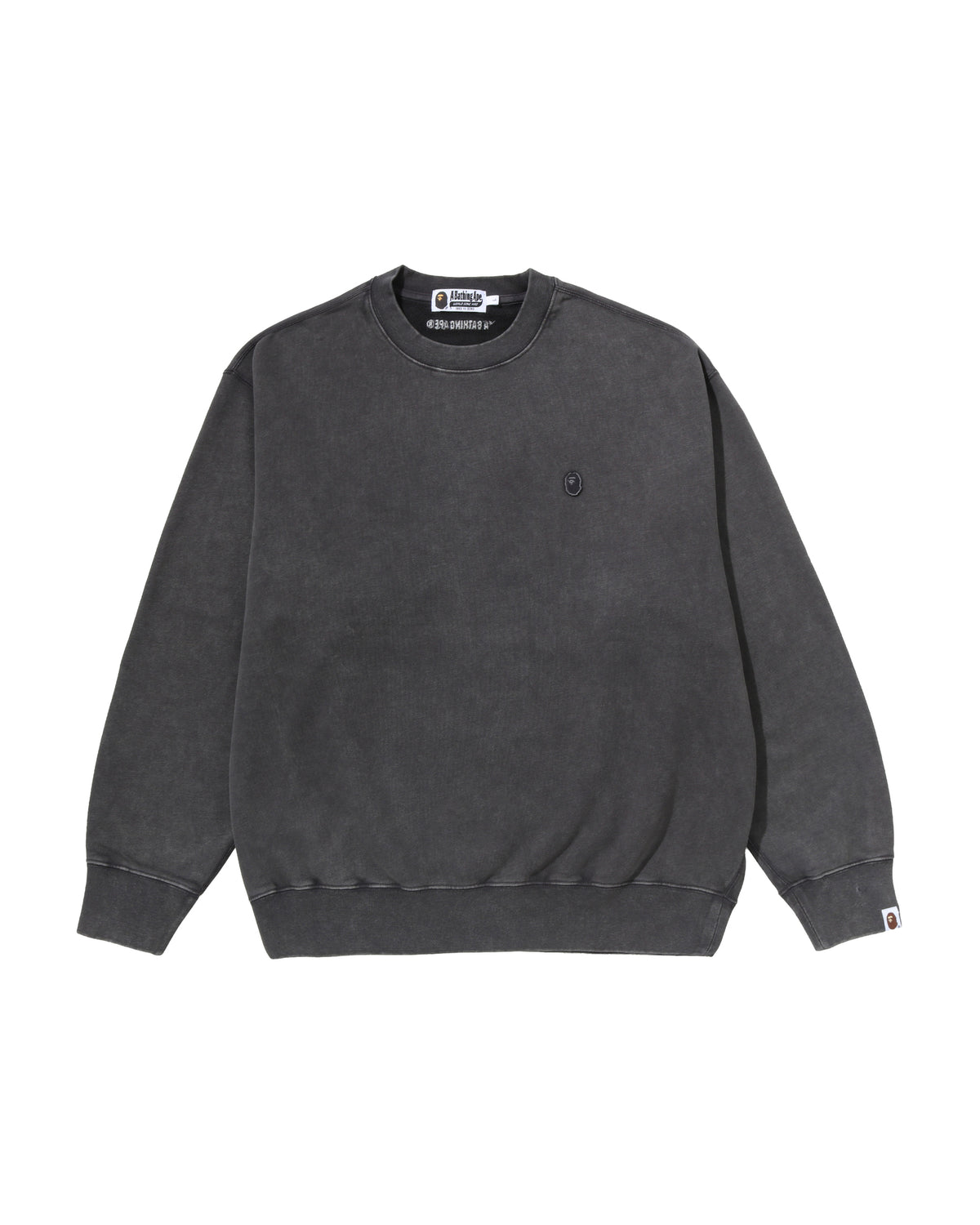 Garment Dyed One Point Relaxed Fit Crewneck Sweatshirt