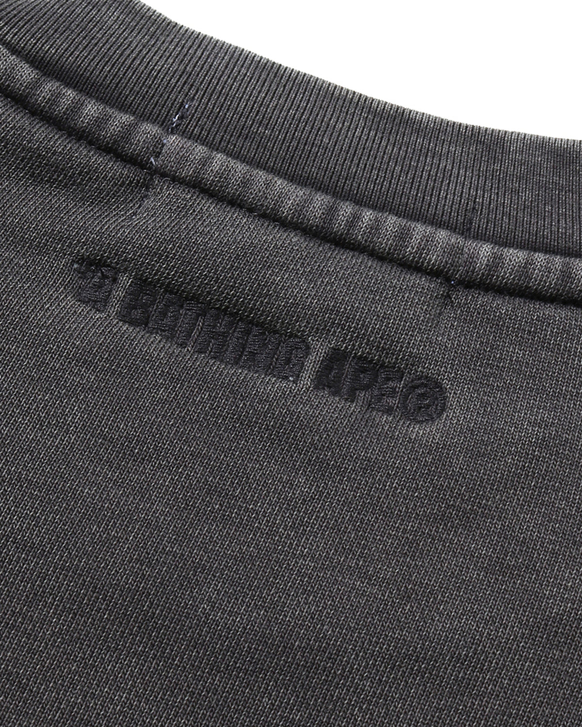 Garment Dyed One Point Relaxed Fit Crewneck Sweatshirt