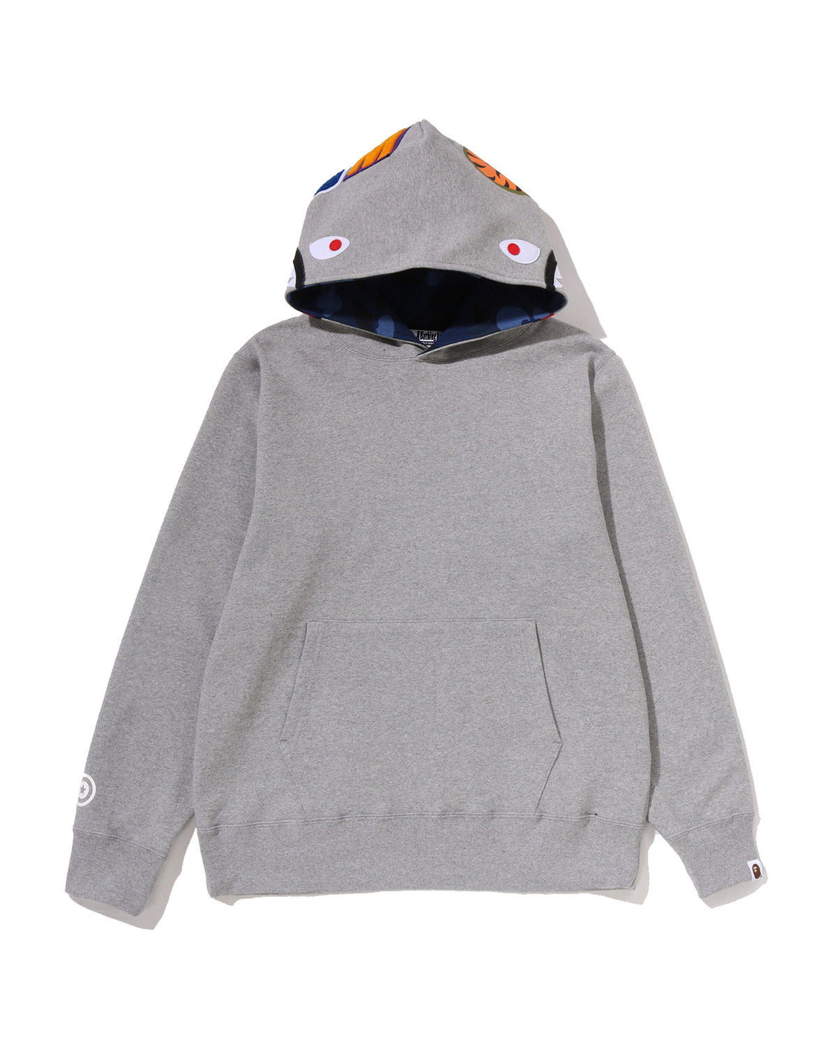 Color Camo Shark Pullover Hoodie