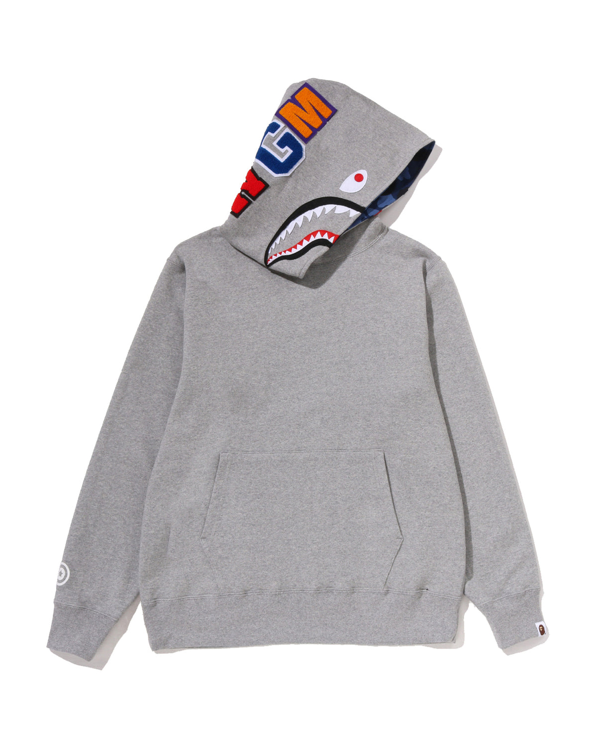 Color Camo Shark Pullover Hoodie