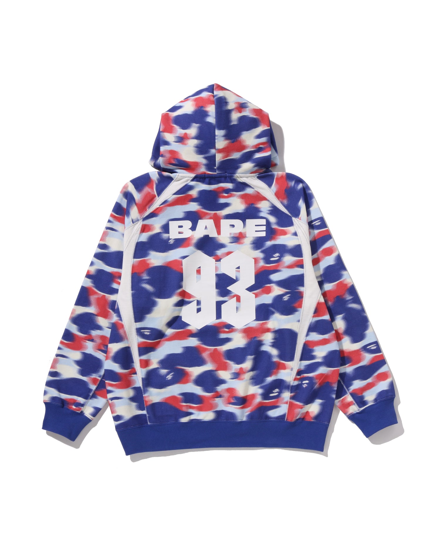Screen Camo Football Logo Relaxed Fit Pullover Hoodie