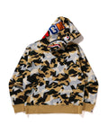 STA Over Print 1st Camo Shark Cropped Fit Pullover Hoodie