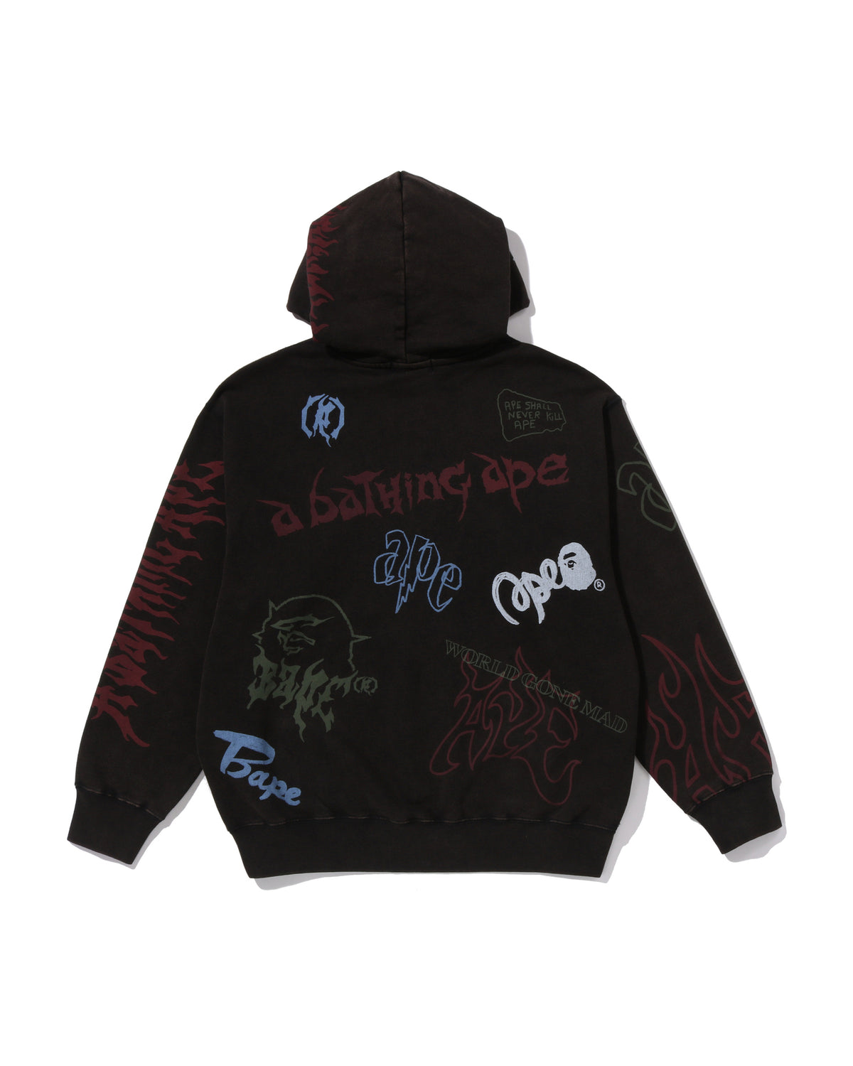 All Over Print Relaxed Fit Pullover Hoodie