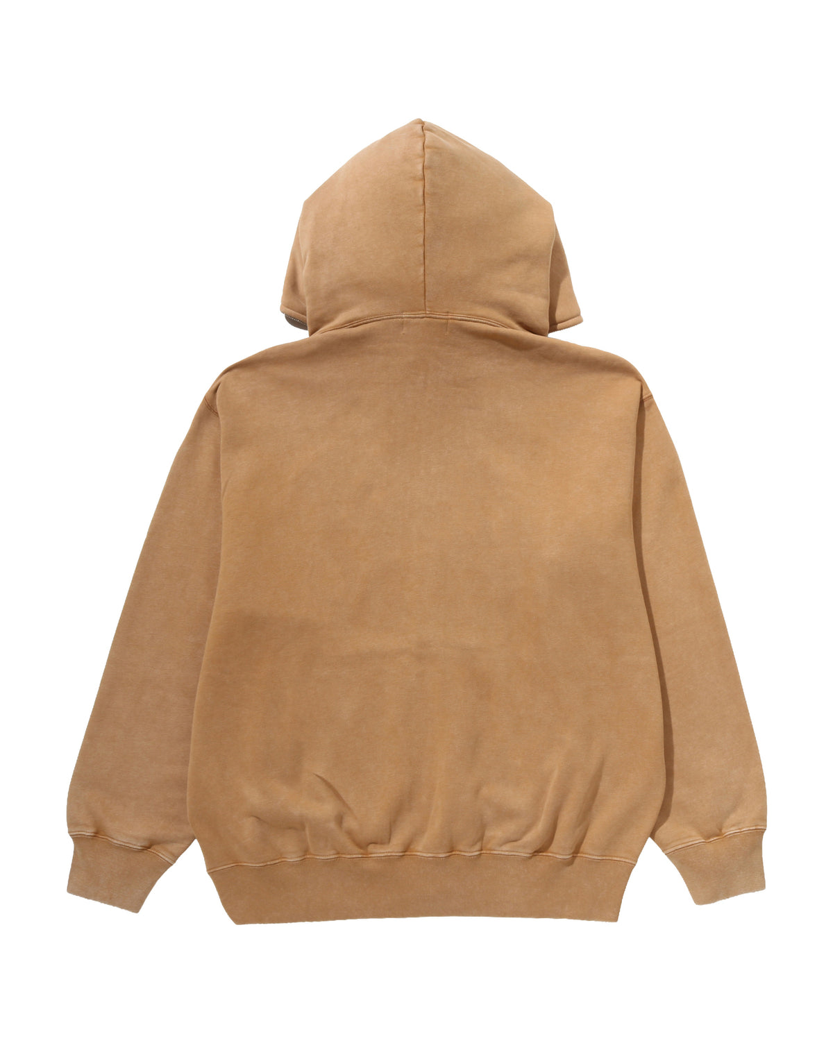Garment Dyed One Point Relaxed Fit Full Zip Hoodie