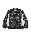 Screen Camo Football Logo Relaxed Fit Crewneck Sweatshirt