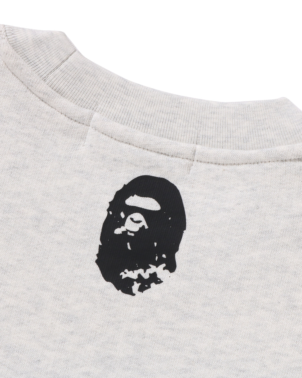 Bathing Ape Logo Relaxed Fit Crewneck Sweatshirt