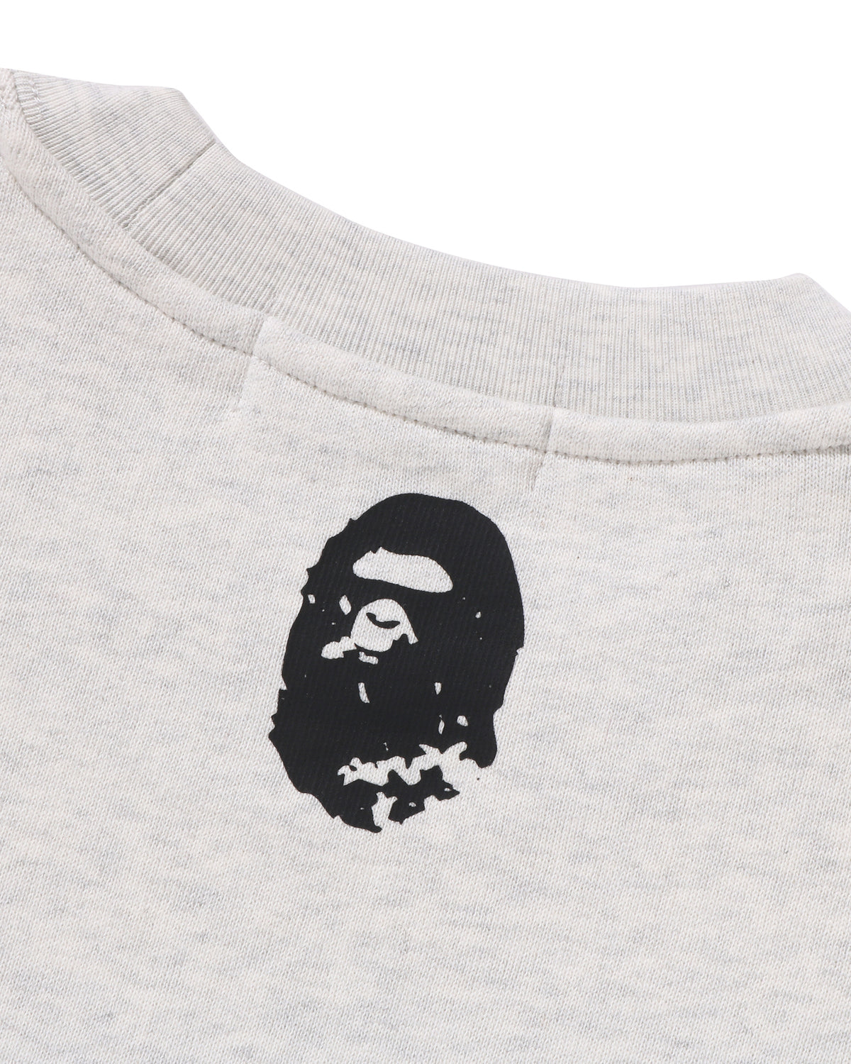 Bathing Ape Logo Relaxed Fit Crewneck Sweatshirt