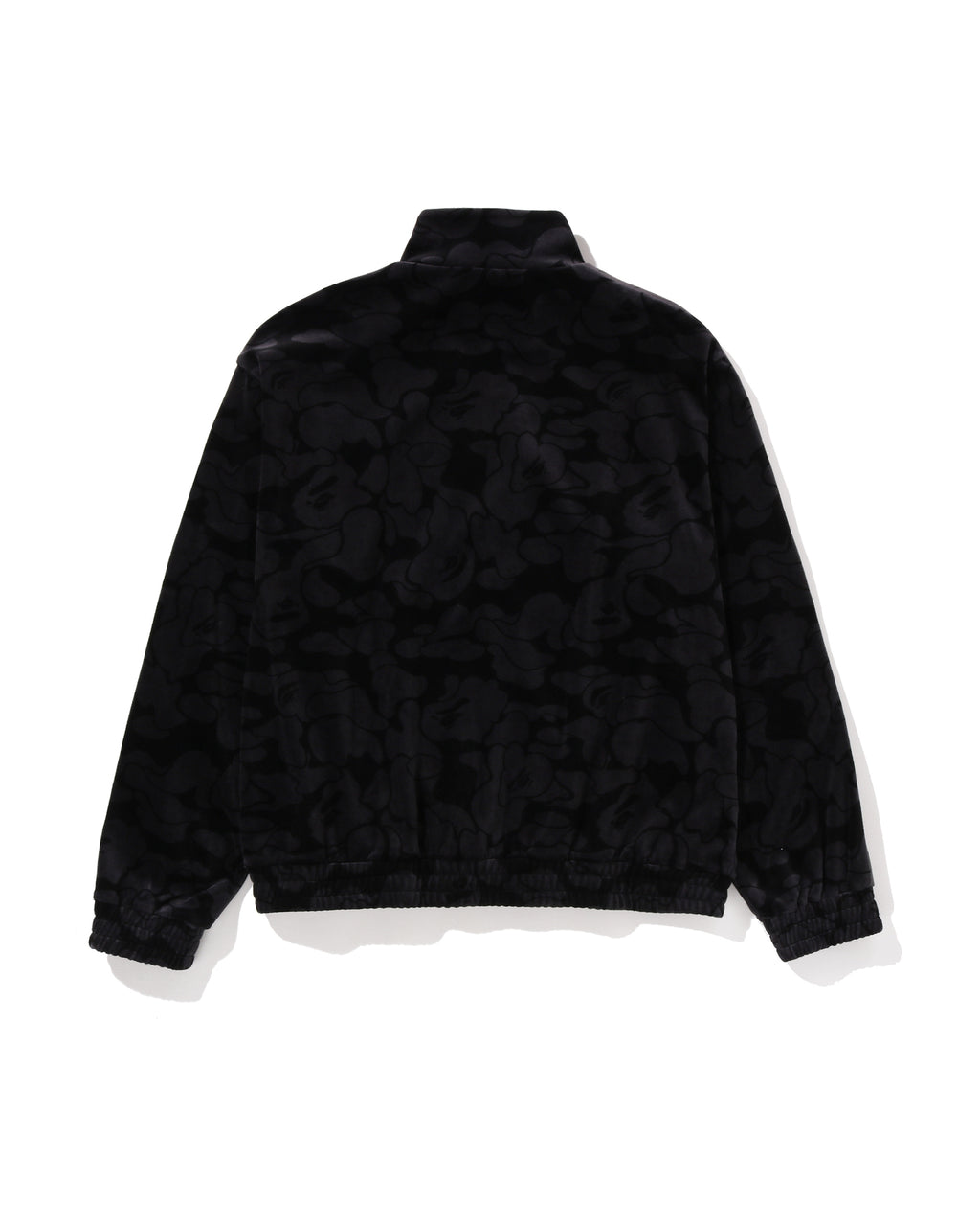 Solid Camo Velour Metal One Point Relaxed Fit Track Jacket