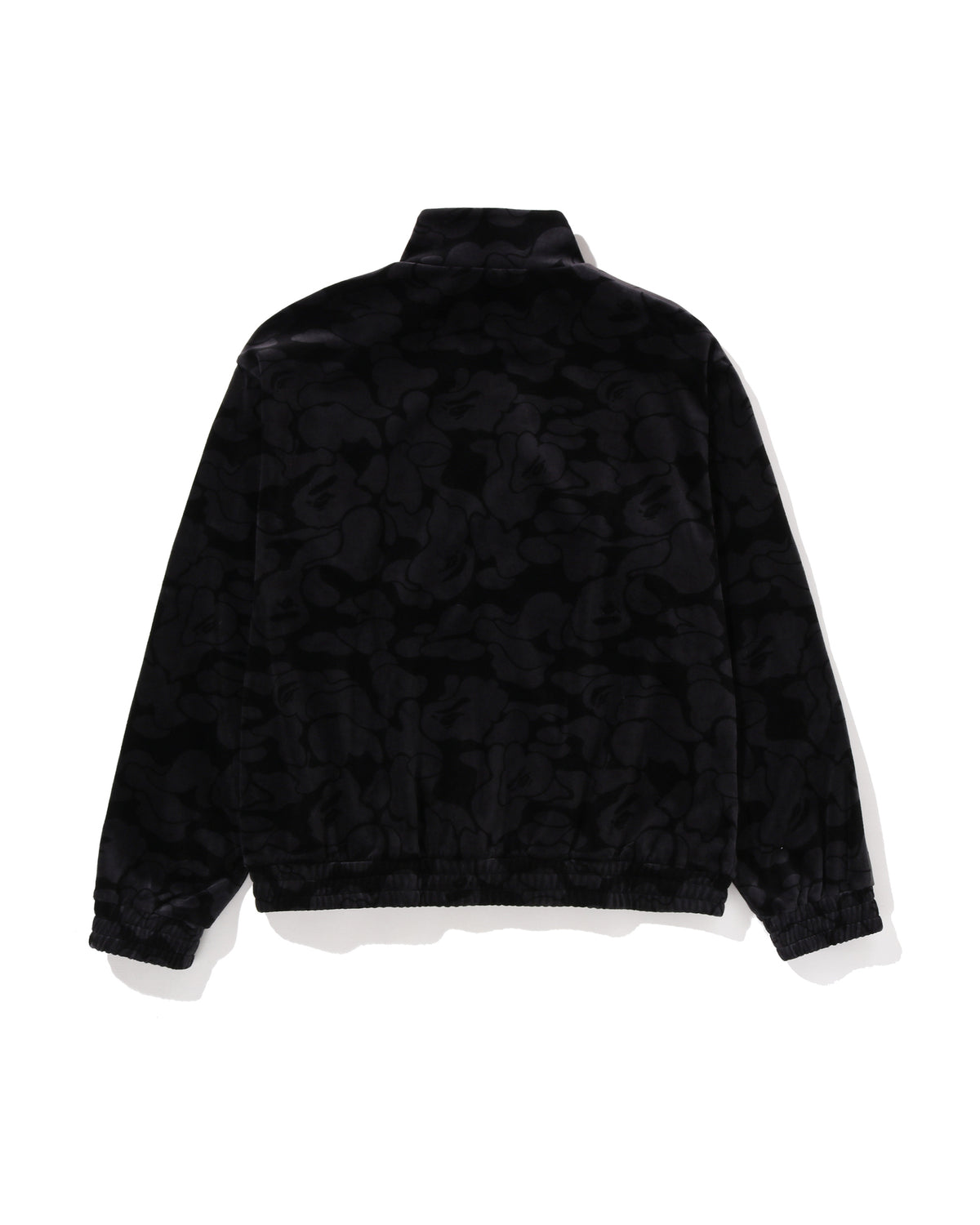 Solid Camo Velour Metal One Point Relaxed Fit Track Jacket