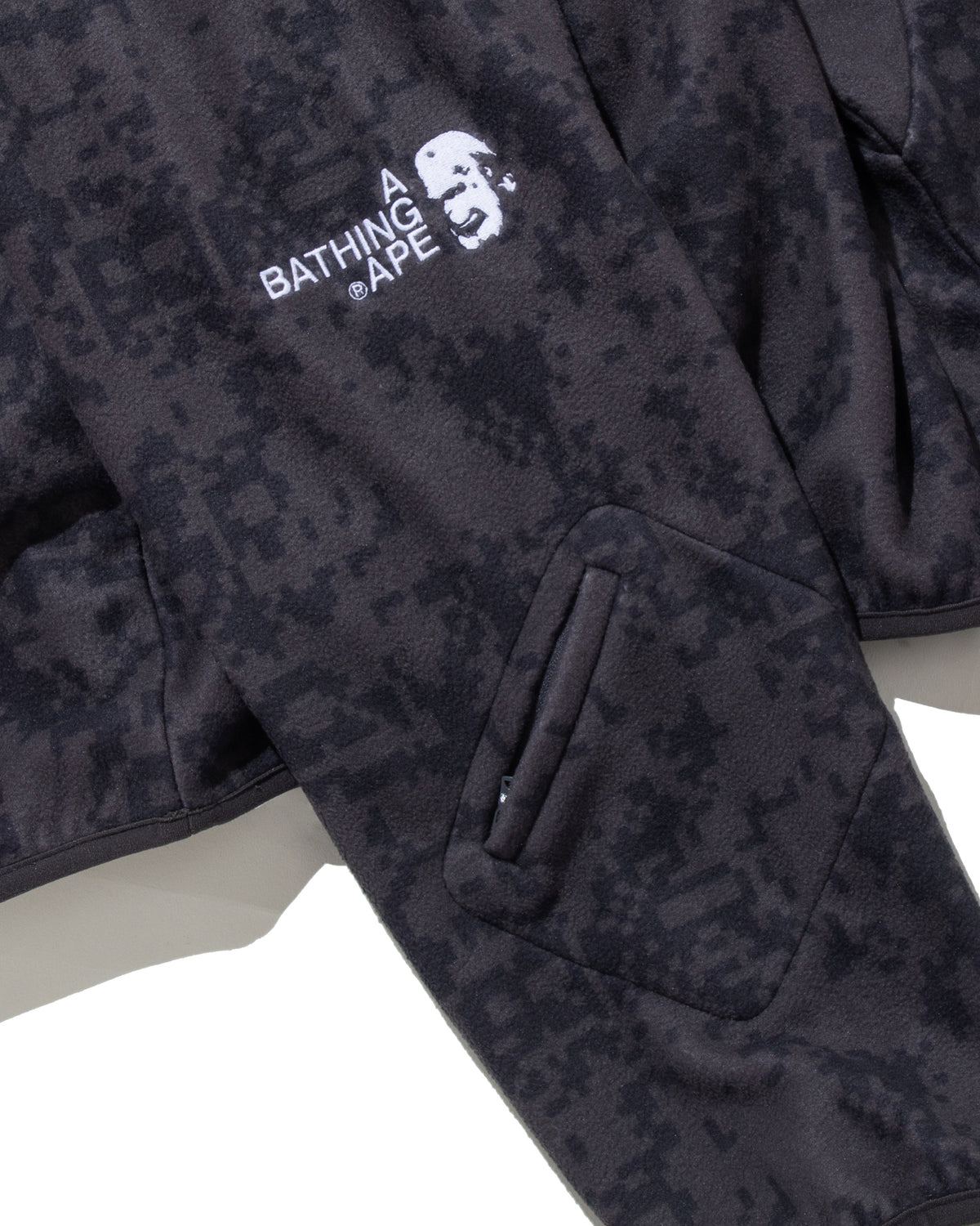 BAPE By Kazuki Kuraishi Pixelate Camo Shark Relaxed Fit Hoodie