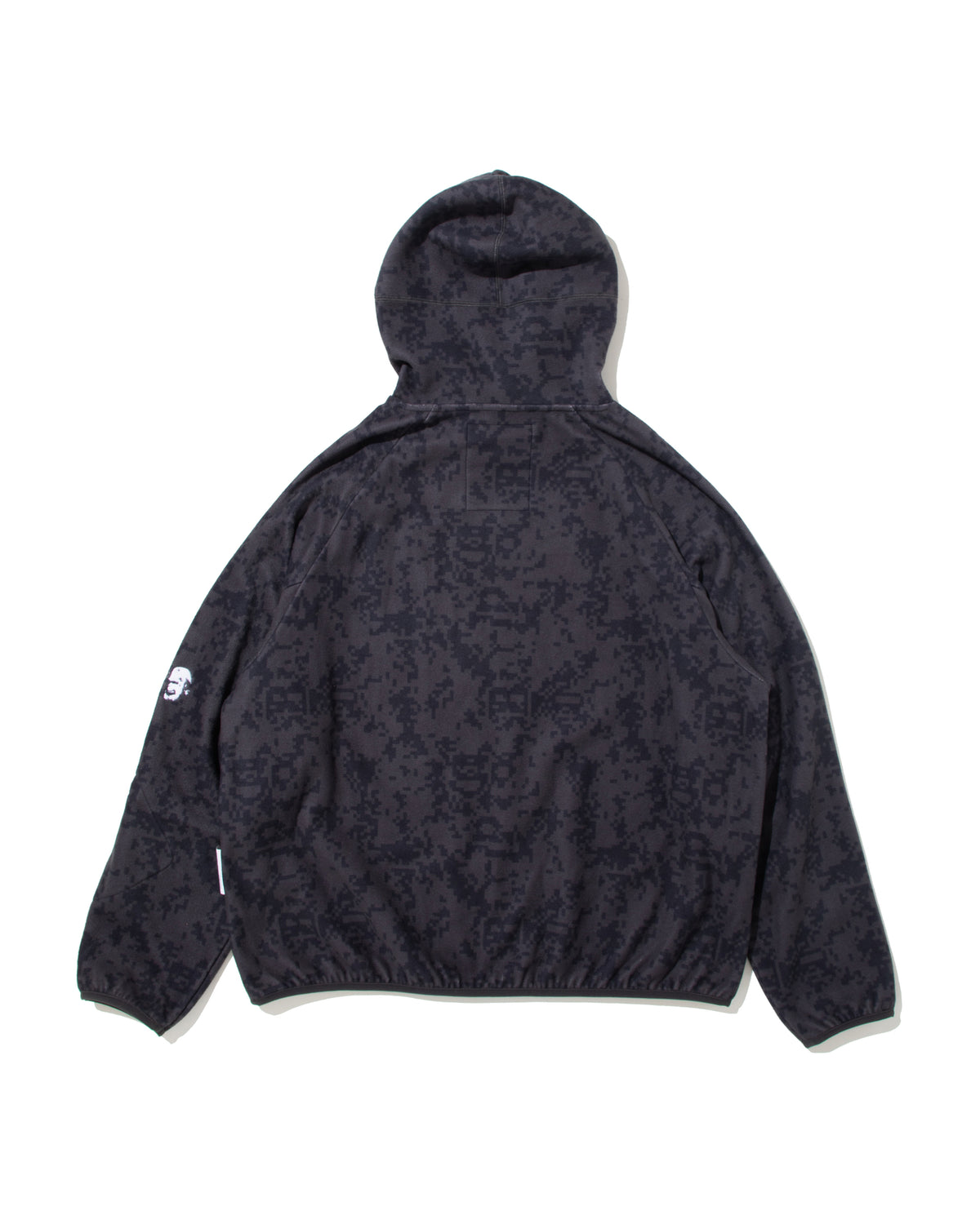 BAPE By Kazuki Kuraishi Pixelate Camo Shark Relaxed Fit Hoodie