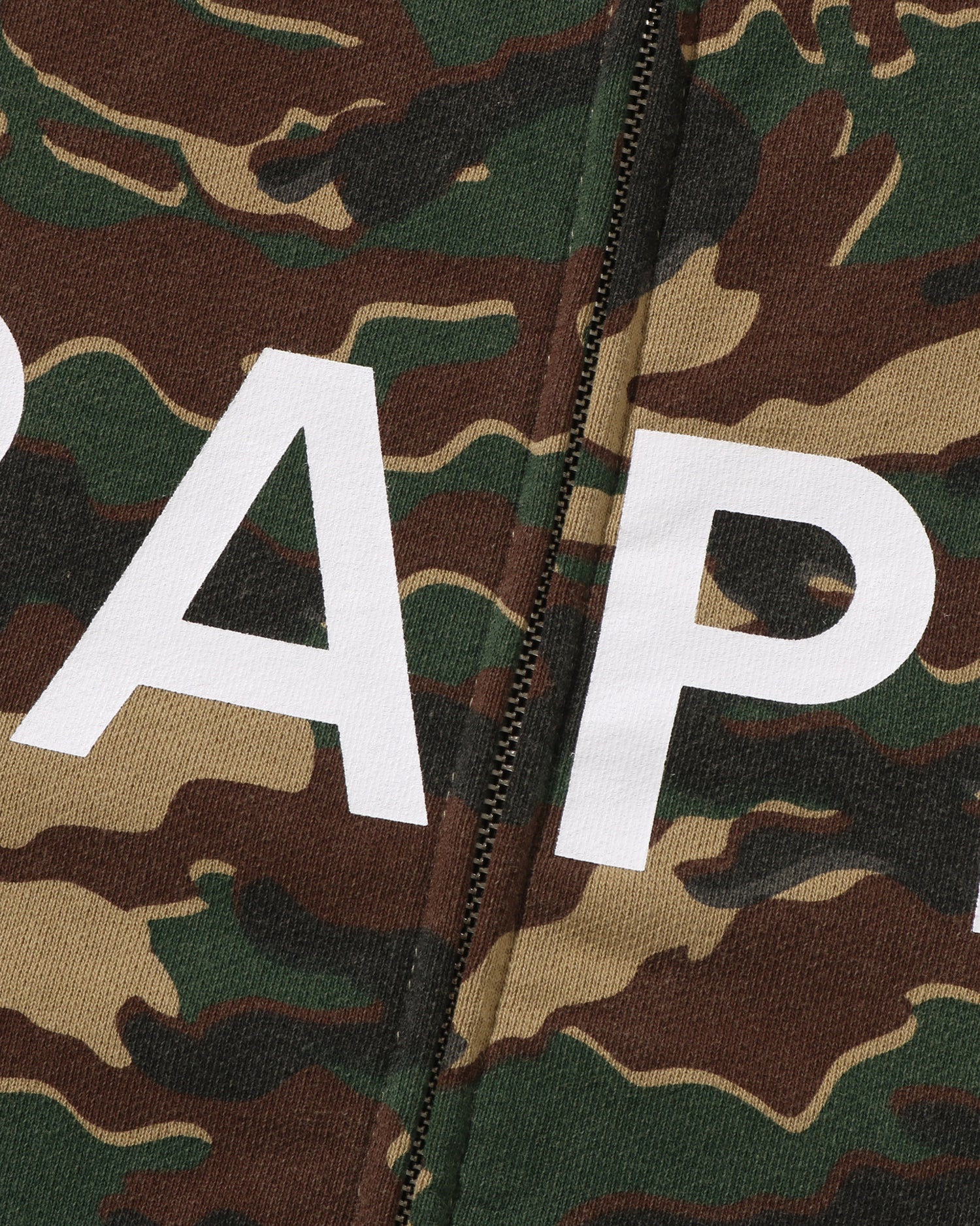 Glitch Woodland Camo Full Zip Hoodie