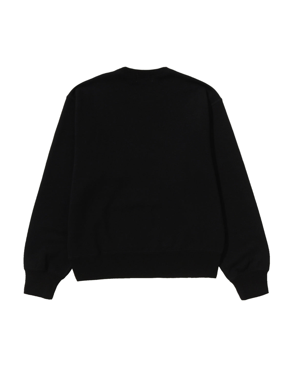 College Fur Patch Crewneck Sweatshirt