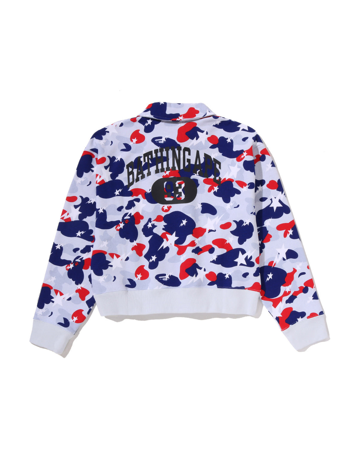 STA Strike Camo Polo Cropped Crewneck Sweatshirt
