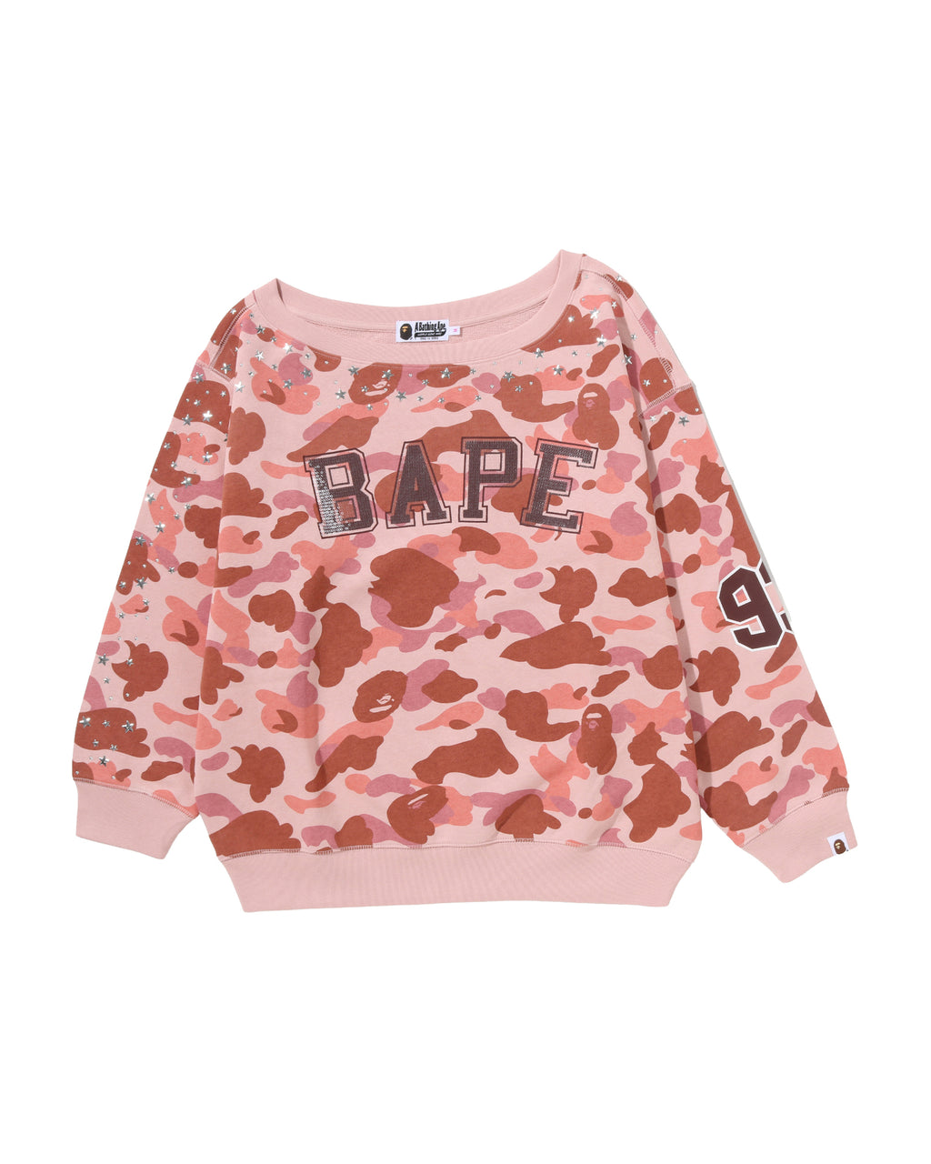 1st Camo Multi Logo Stud Drop Shoulder Sweatshirt