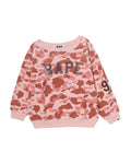 1st Camo Multi Logo Stud Drop Shoulder Sweatshirt