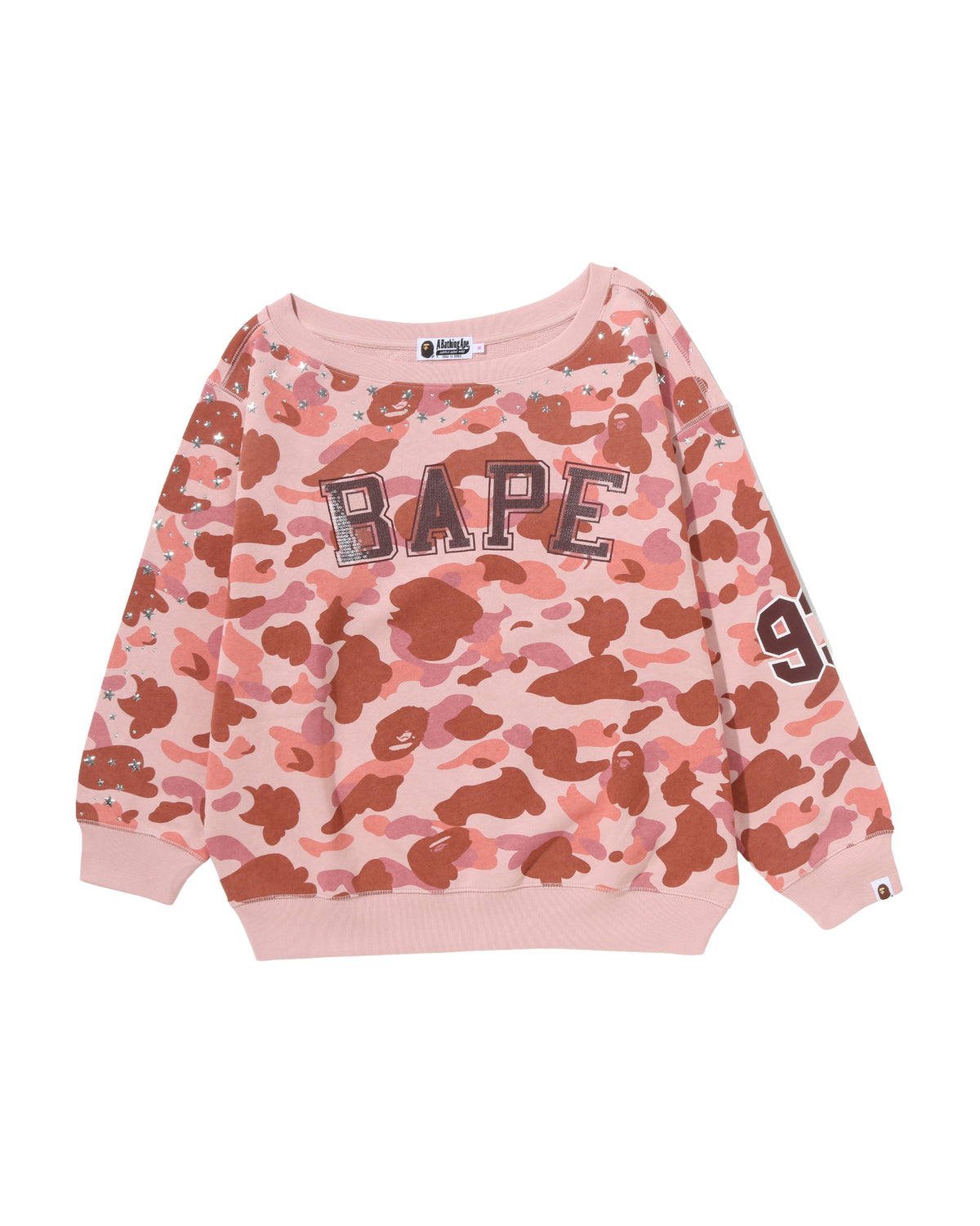 1st Camo Multi Logo Stud Drop Shoulder Sweatshirt
