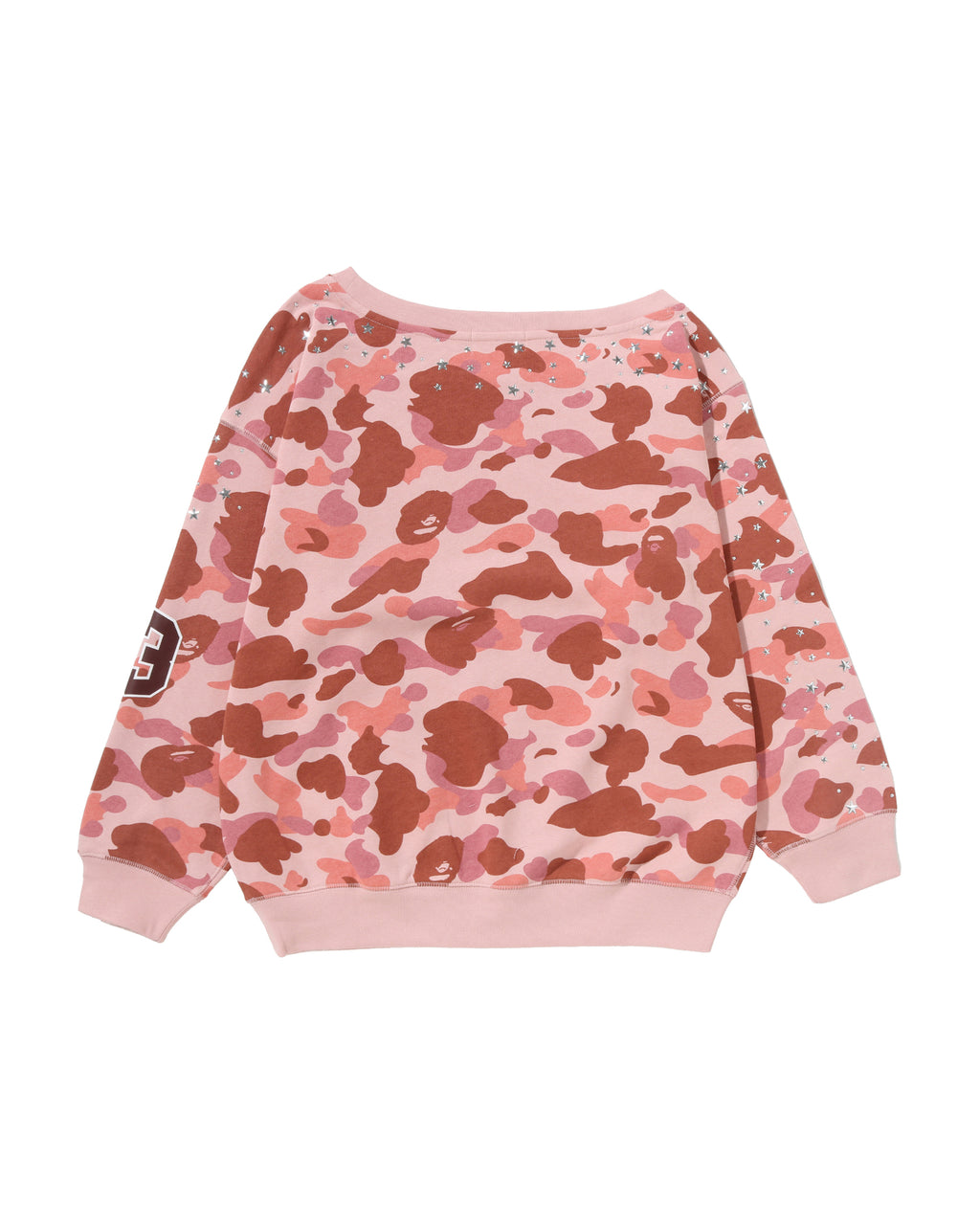 1st Camo Multi Logo Stud Drop Shoulder Sweatshirt