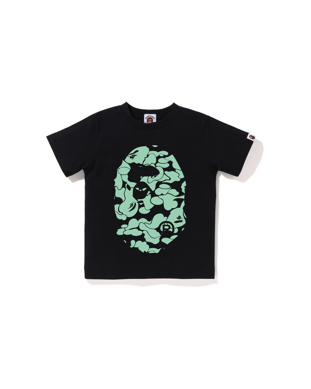 Kids Glow in the Dark Camo Big Ape Head Tee