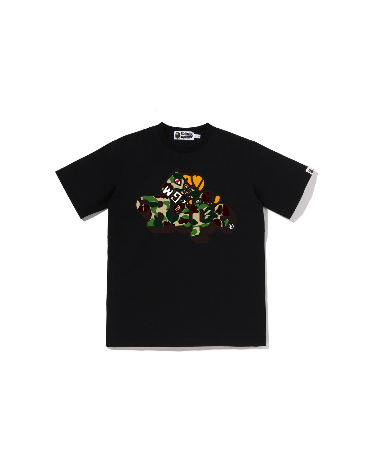 Kids ABC Camo Shark Milo on Bape Tee Jr