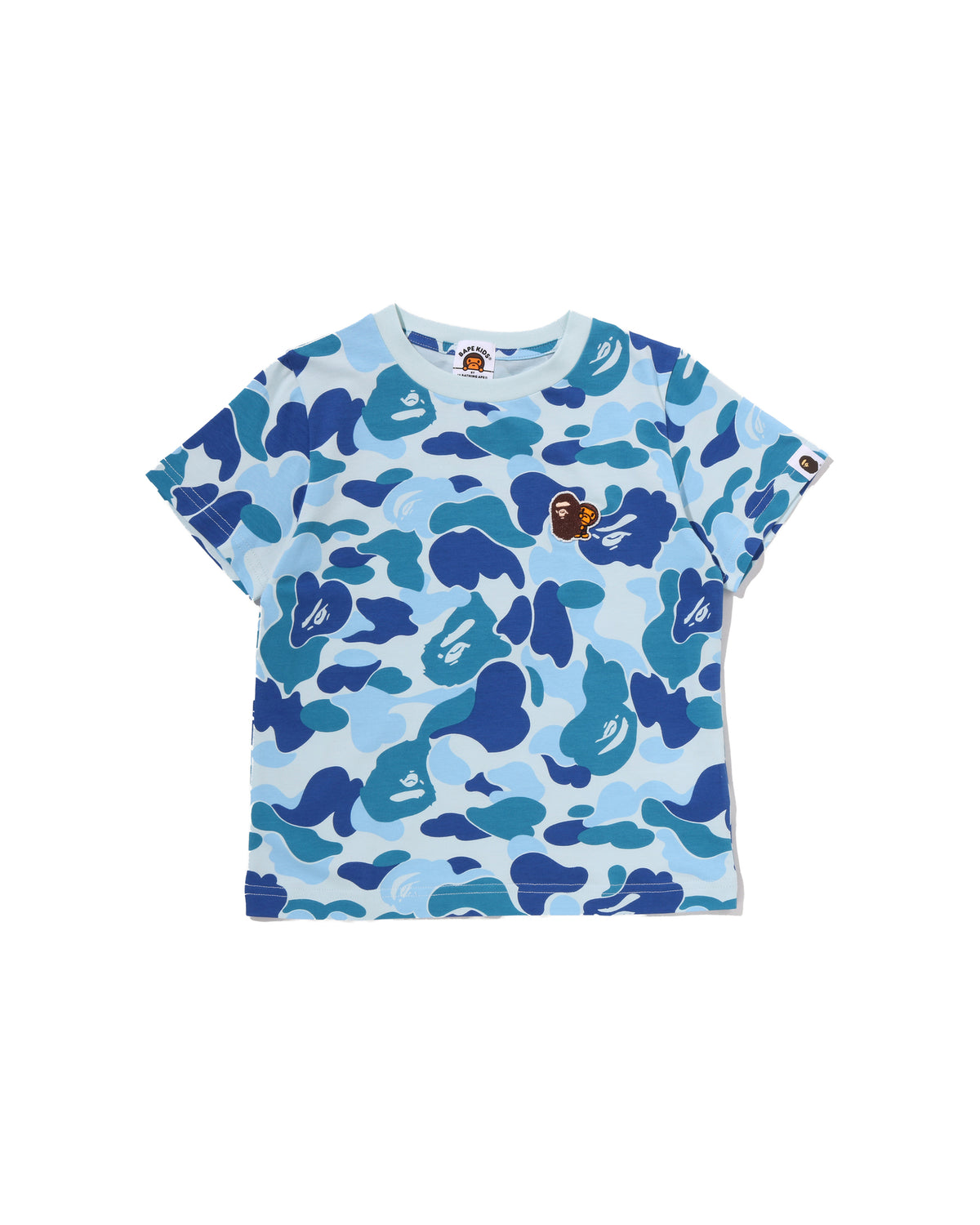 Kids Abc Camo Ape & Milo One Point Tee