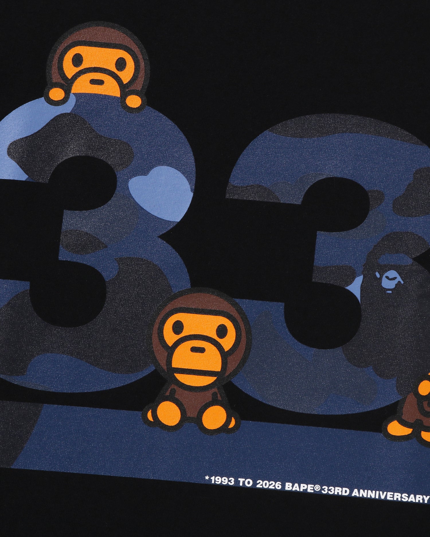 Kids A Bathing Ape 33rd Anniv. Baby Milo Tee