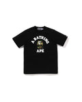 Kids Glitch Woodland Camo College Tee Jr