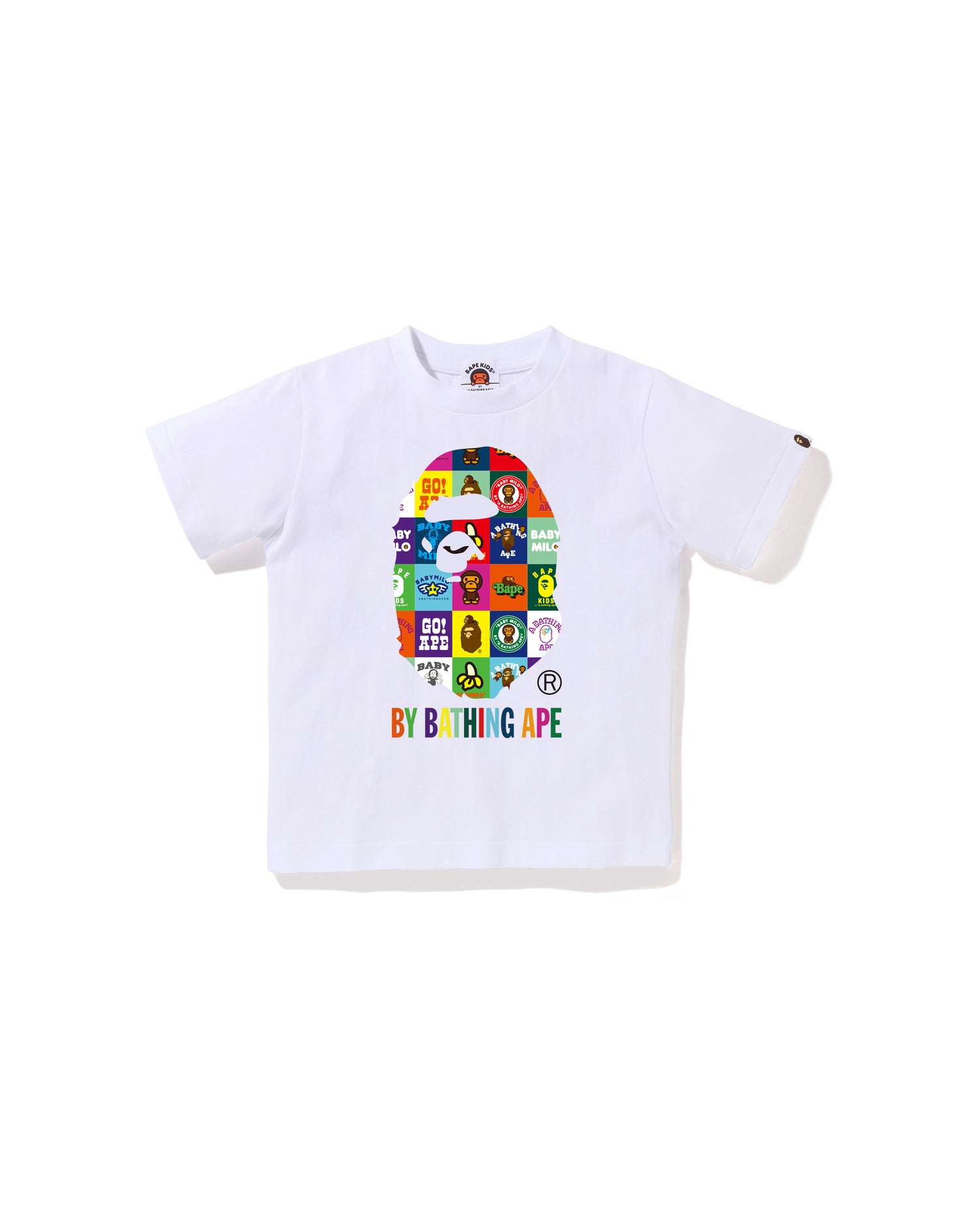 Kids Baby Milo Patchwork By Bathing Ape Tee