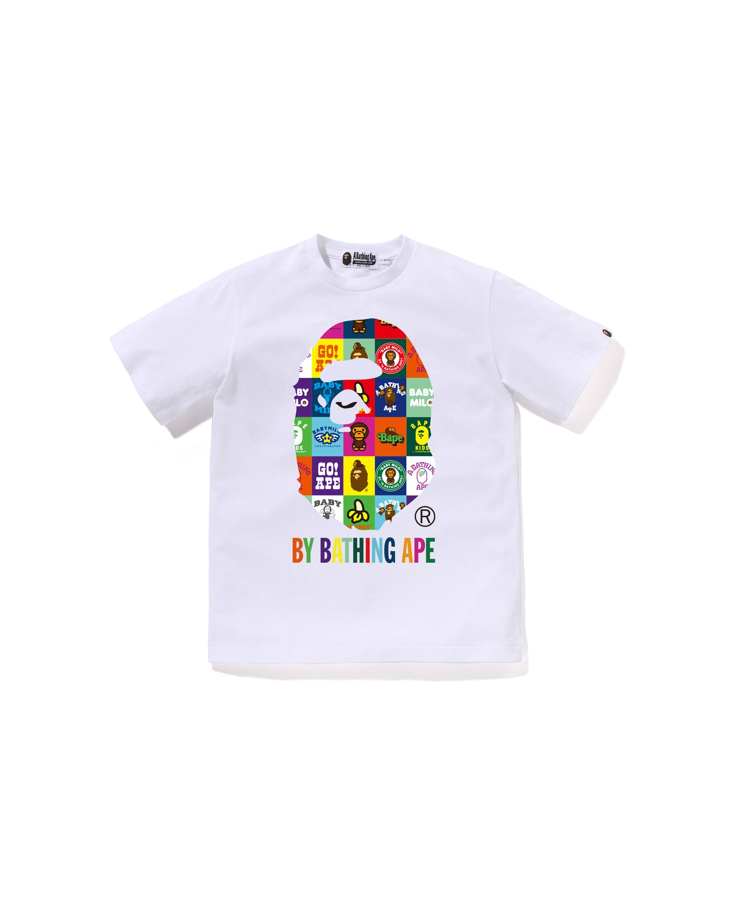 Kids Baby Milo Patchwork By Bathing Ape Tee Jr