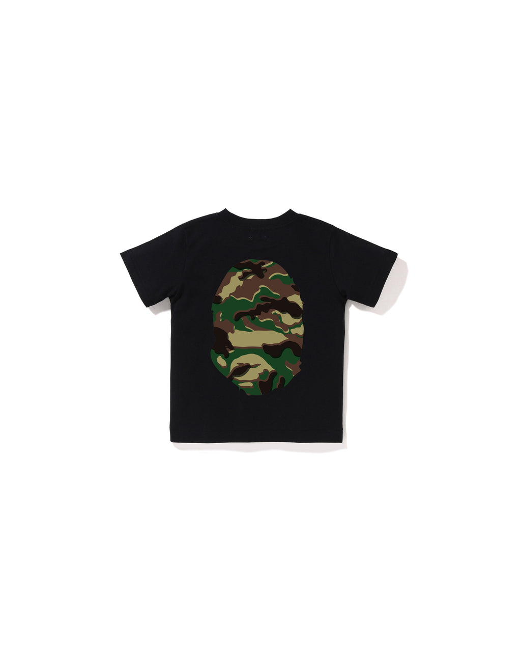 Kids Glitch Woodland Camo Big Ape Head Tee
