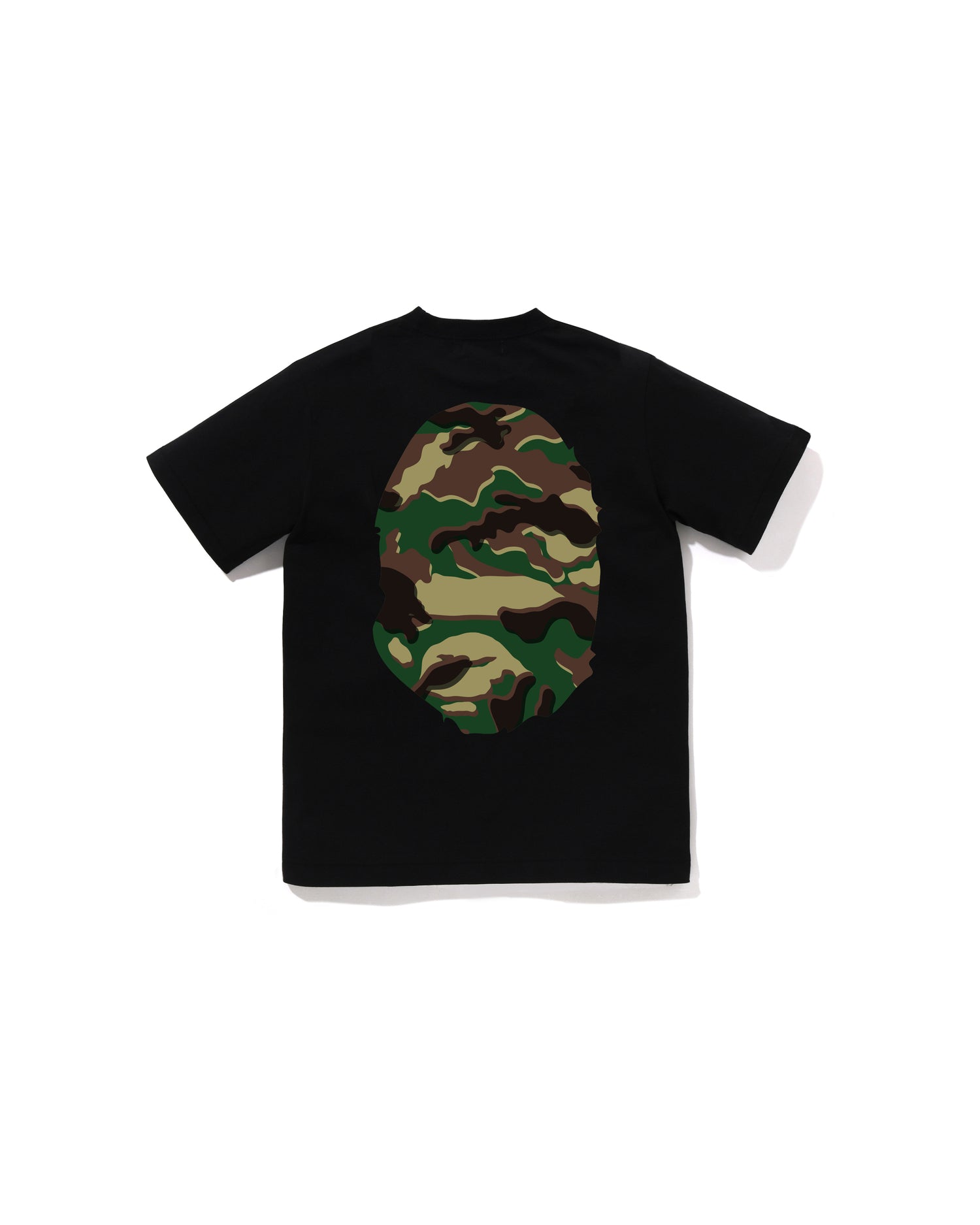 Kids Glitch Woodland Camo Big Ape Head Tee Jr