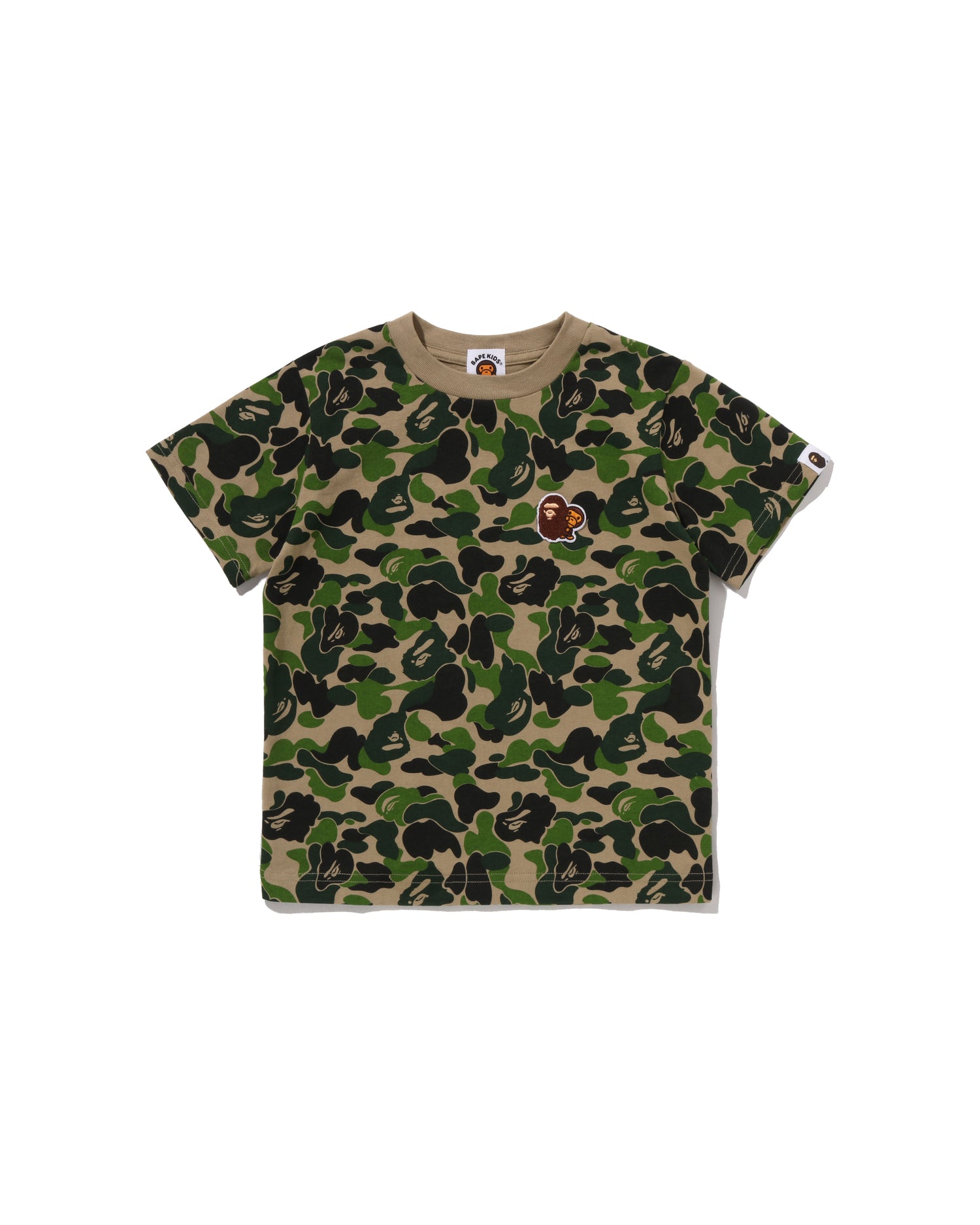 Kids Abc Camo Ape & Milo One Point Tee