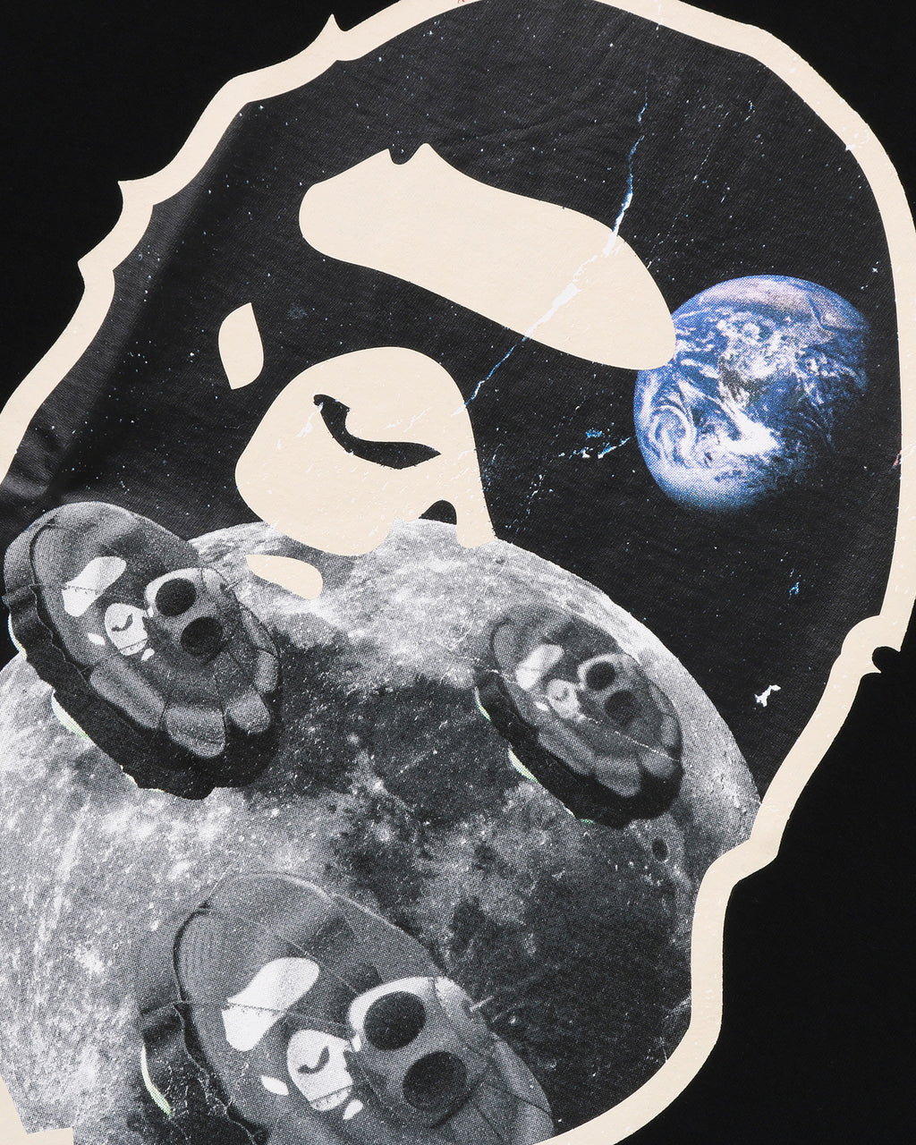 Moon Ape Head Old Photo Tee