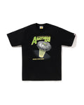 Ape Head Ufo on Moon Tee
