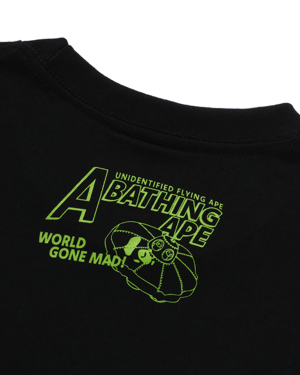 Ape Head Ufo on Moon Tee