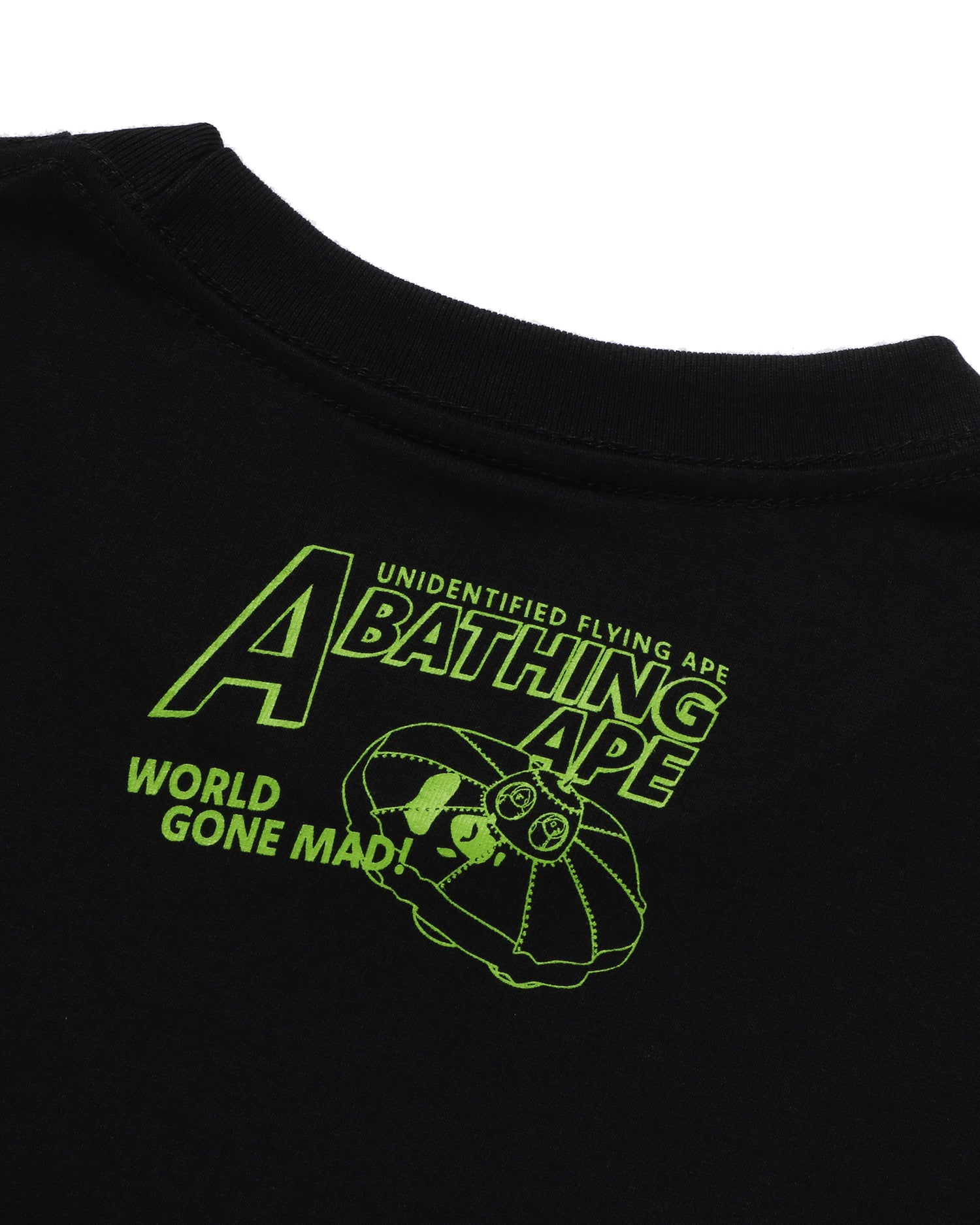 Ape Head Ufo on Moon Tee