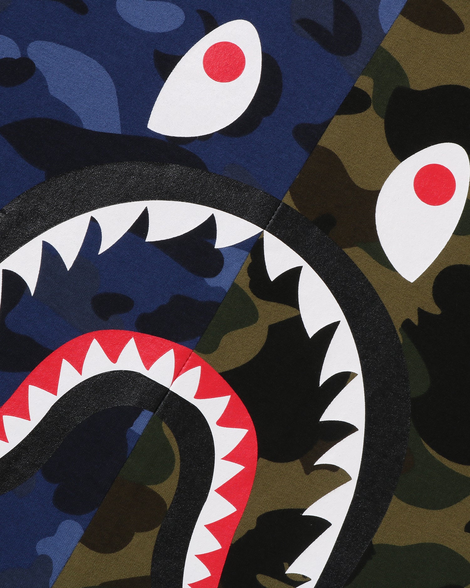 Split Camo Shark Tee