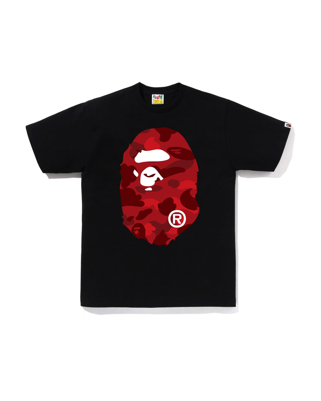 Color Camo Big Ape Head Tee