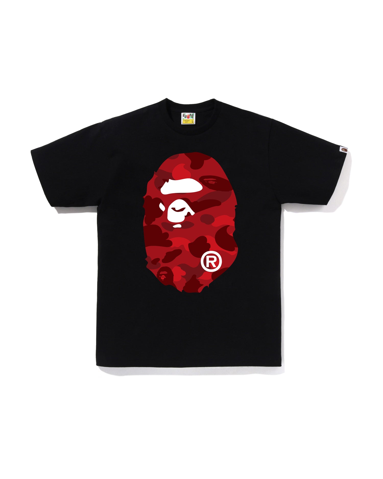 Color Camo Big Ape Head Tee