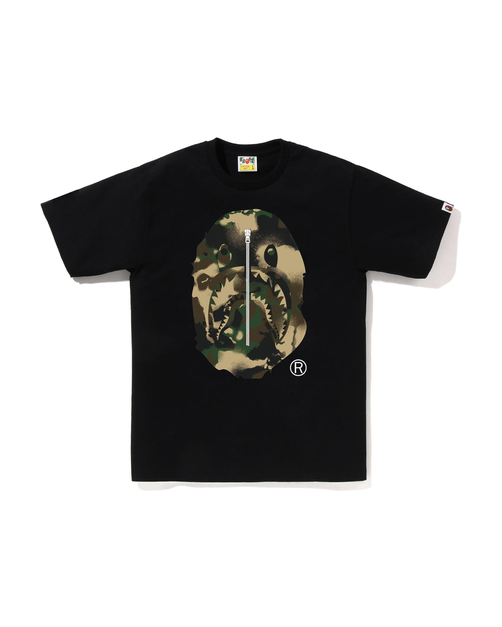 Map Camo Ape Head Shark Tee