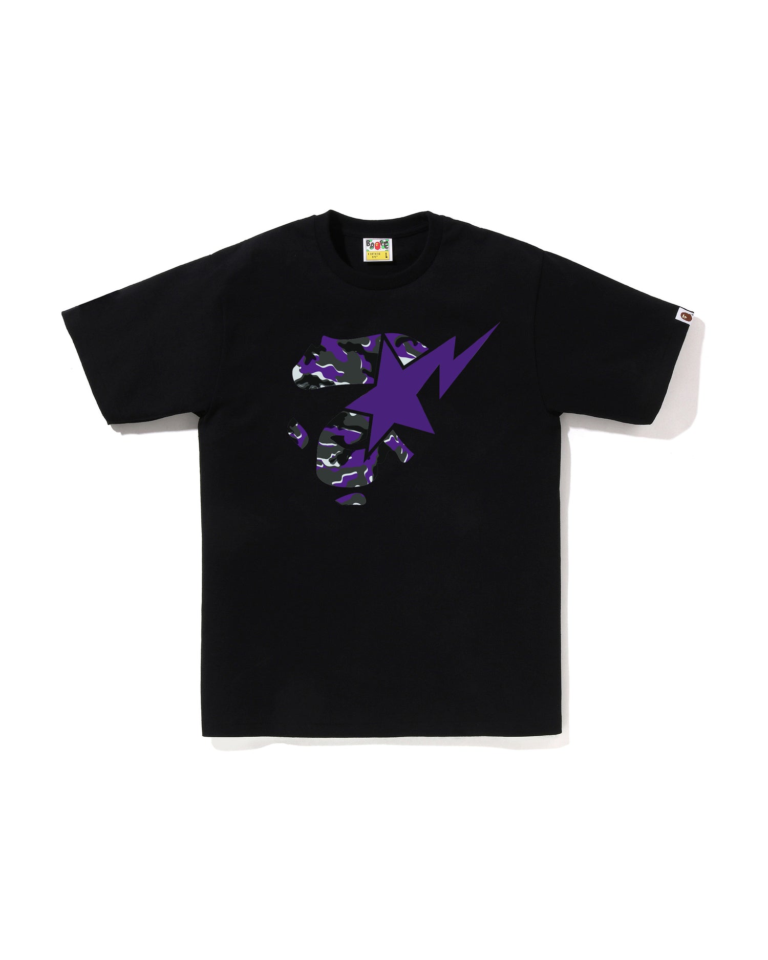 Glitch Woodland Camo Ape Face STA Tee