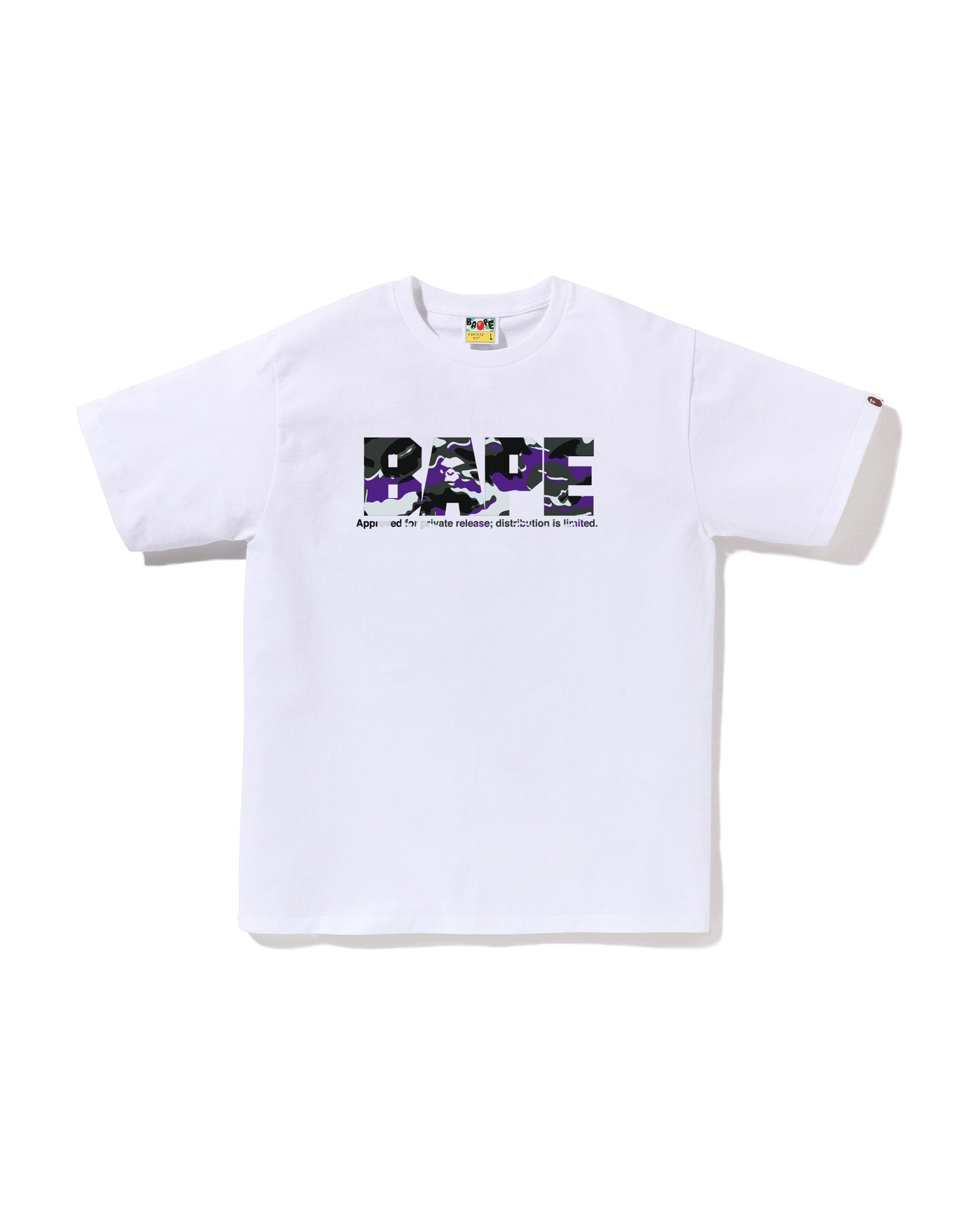 Glitch Woodland Camo Army BAPE Tee