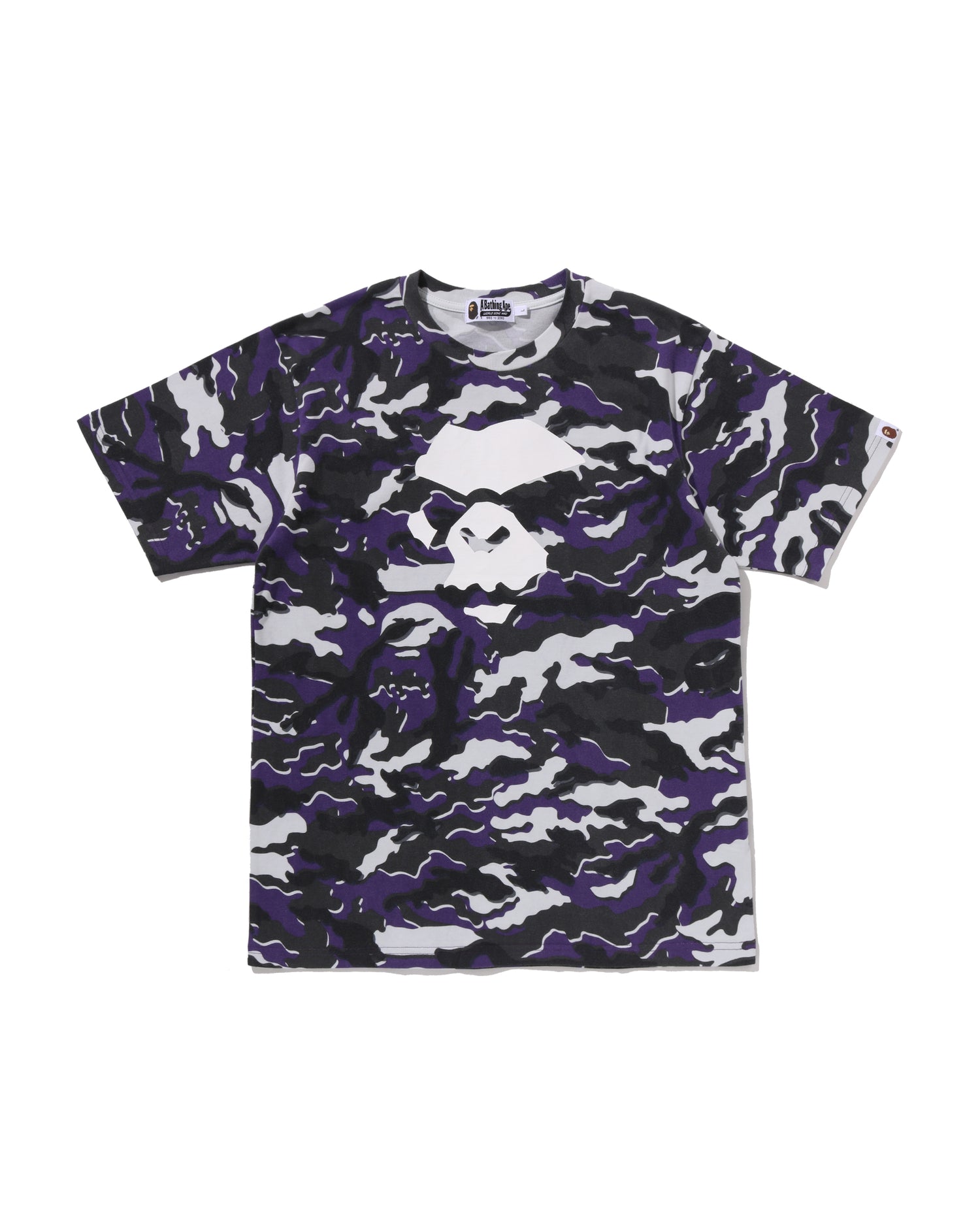 Glitch Woodland Camo Ape Face Tee