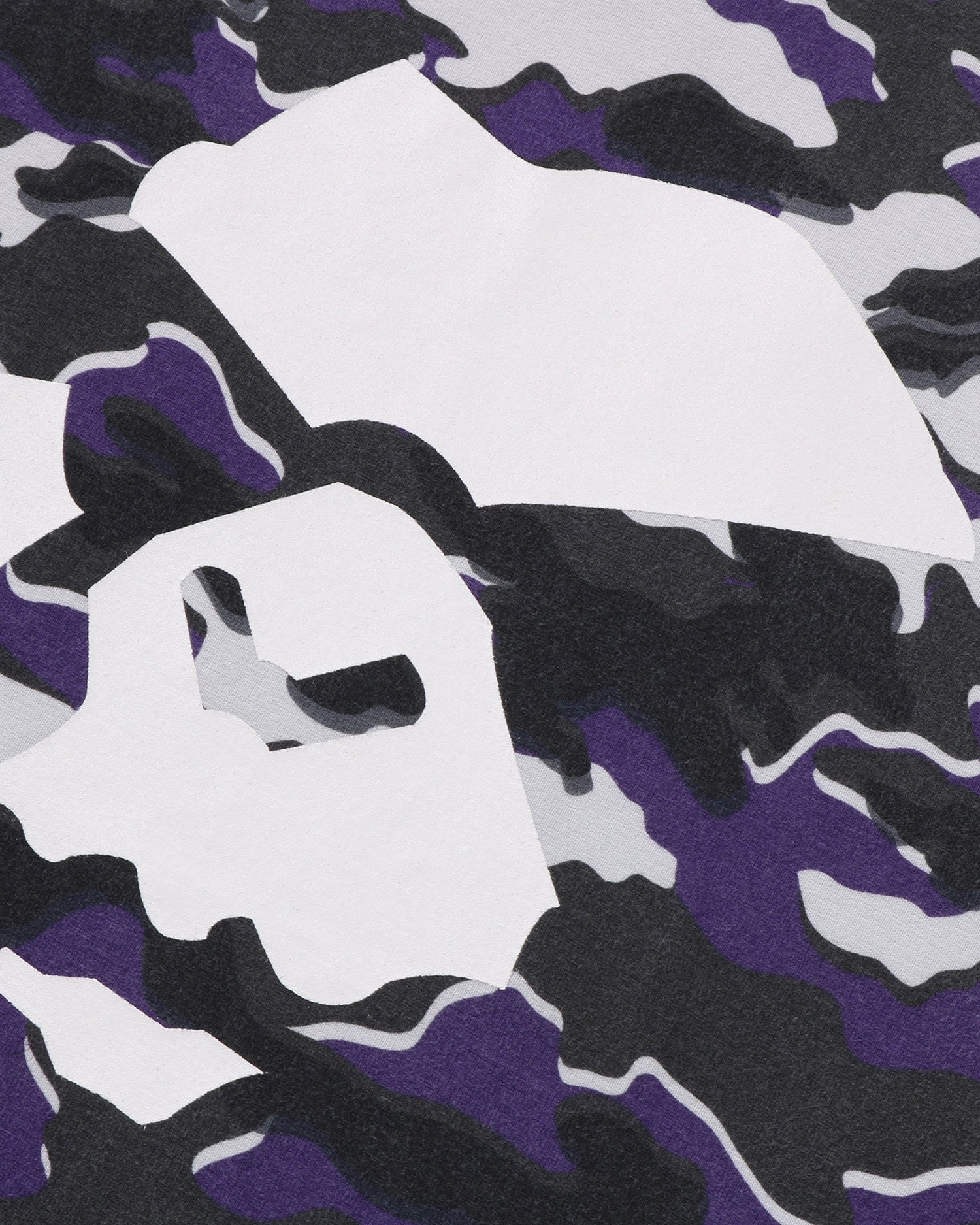 Glitch Woodland Camo Ape Face Tee