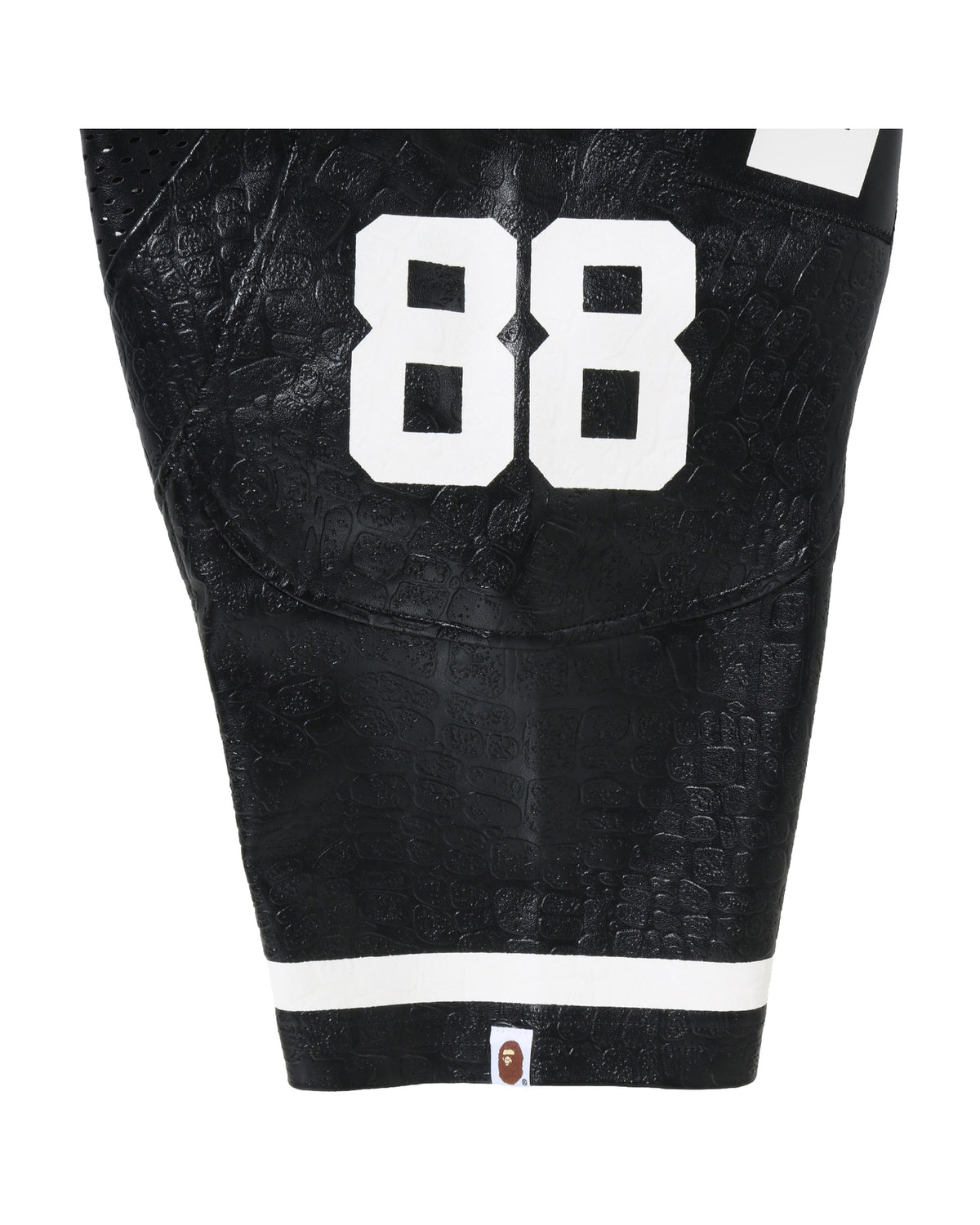 Pu Leather Cropped Fit Football Jesey