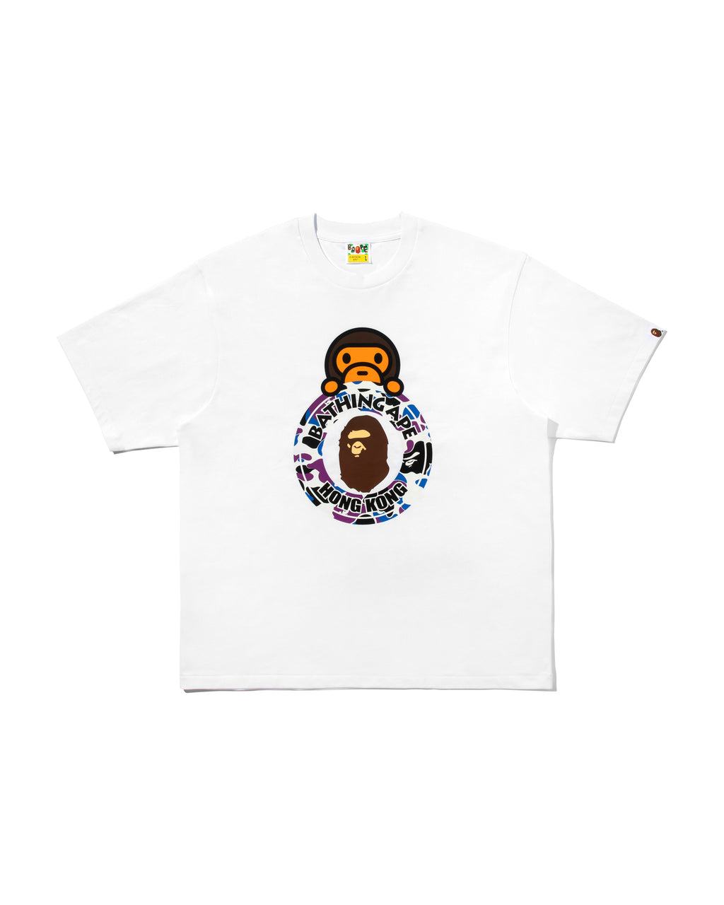 BAPE HK 20th Anniv Baby Milo Camo Busy Works Relaxed Fit Tee