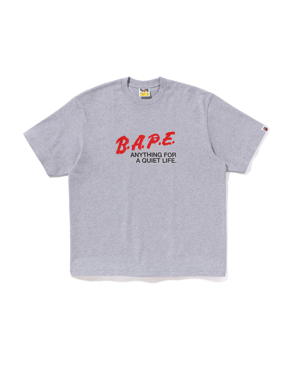 BAPE Motto Logo Relaxed Fit Tee